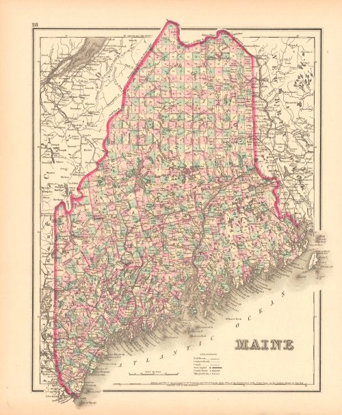 Vintage Antique Maine