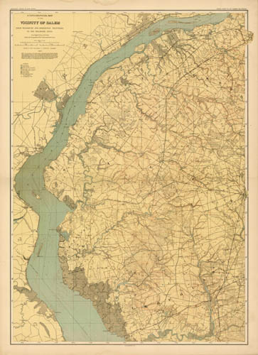 A Topograhical map of the Vicinity of Salem
