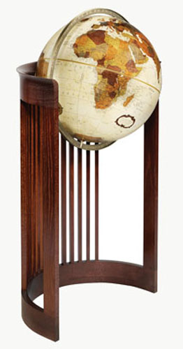 The Barrel Chair Floor Globe - Bronze Metallic The Barrel Chair Floor Globe - Bronze Metallic