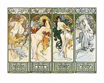 Alphonse Mucha - Les Saisons