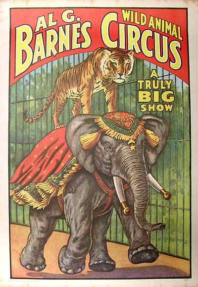 Al G. Barnes Circus (Reproduced in 1960)