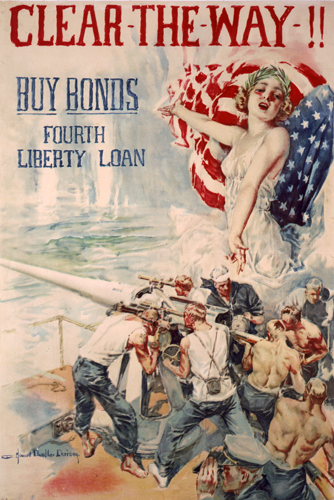 Clear-The-Way!! Buy Bonds - Fourth Liberty Loan Clear-The-Way!! Buy Bonds - Fourth Liberty Loan