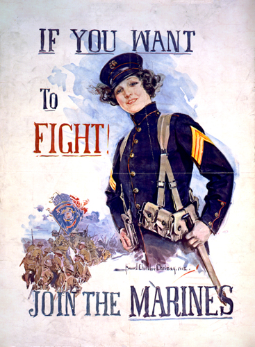If You Want To Fight! Join The Marines If You Want To Fight! Join The Marines