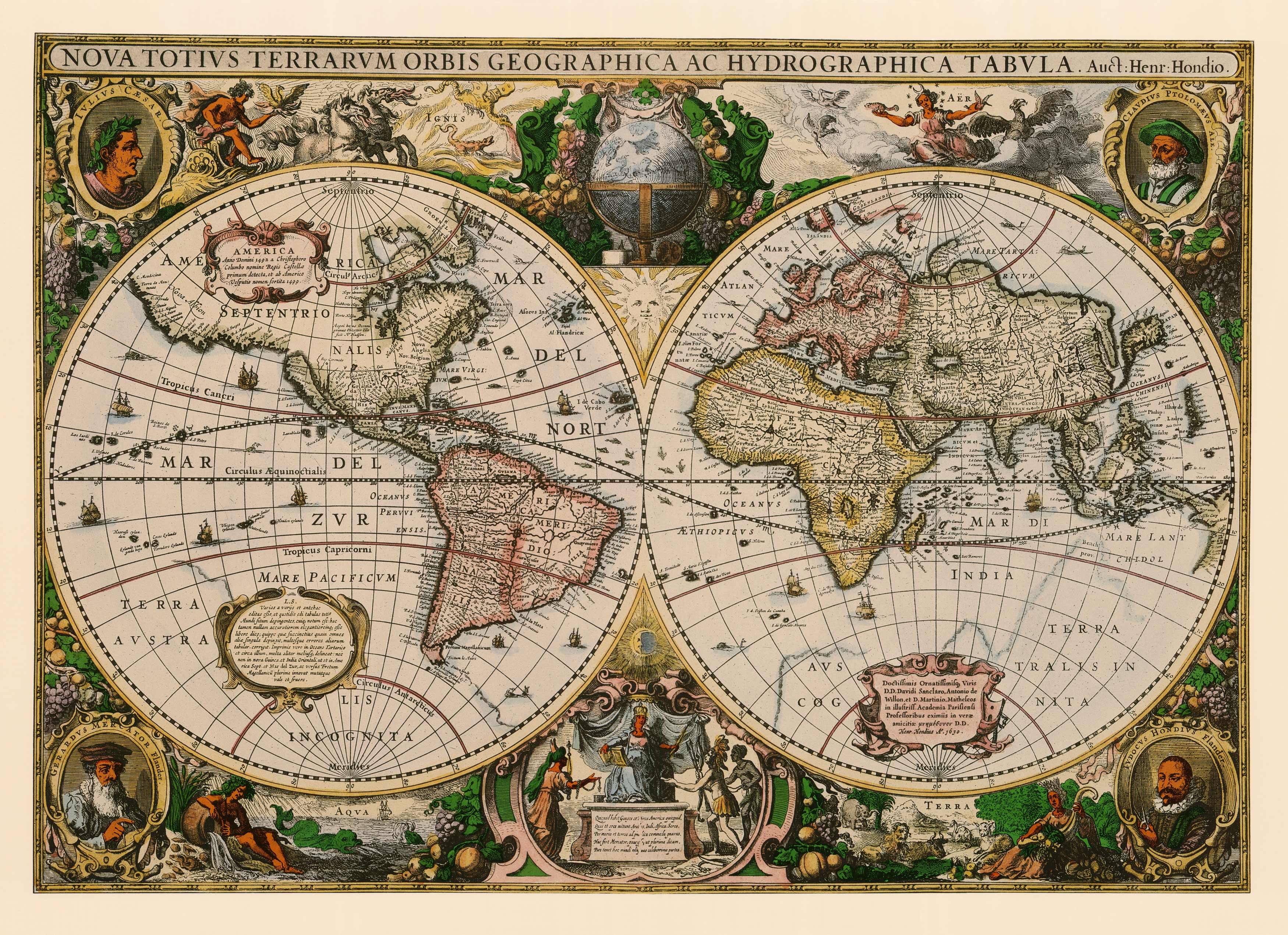 Antique Map of the World