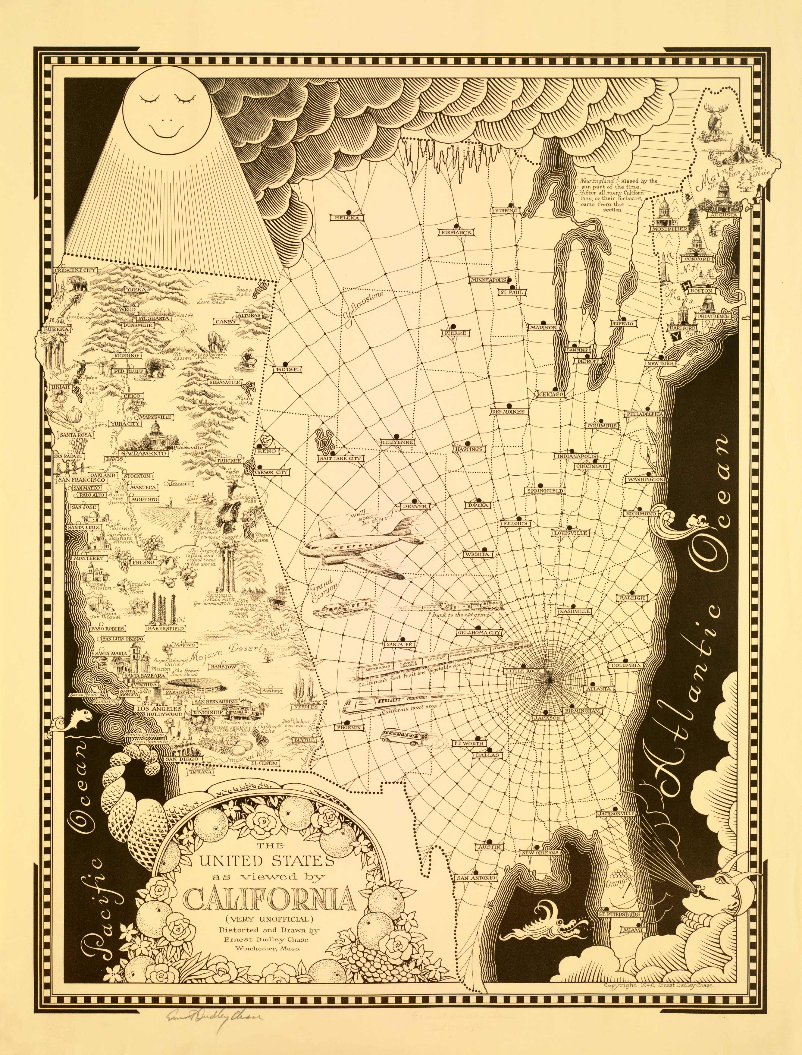 The United States as viewed by California (Very Unofficial)