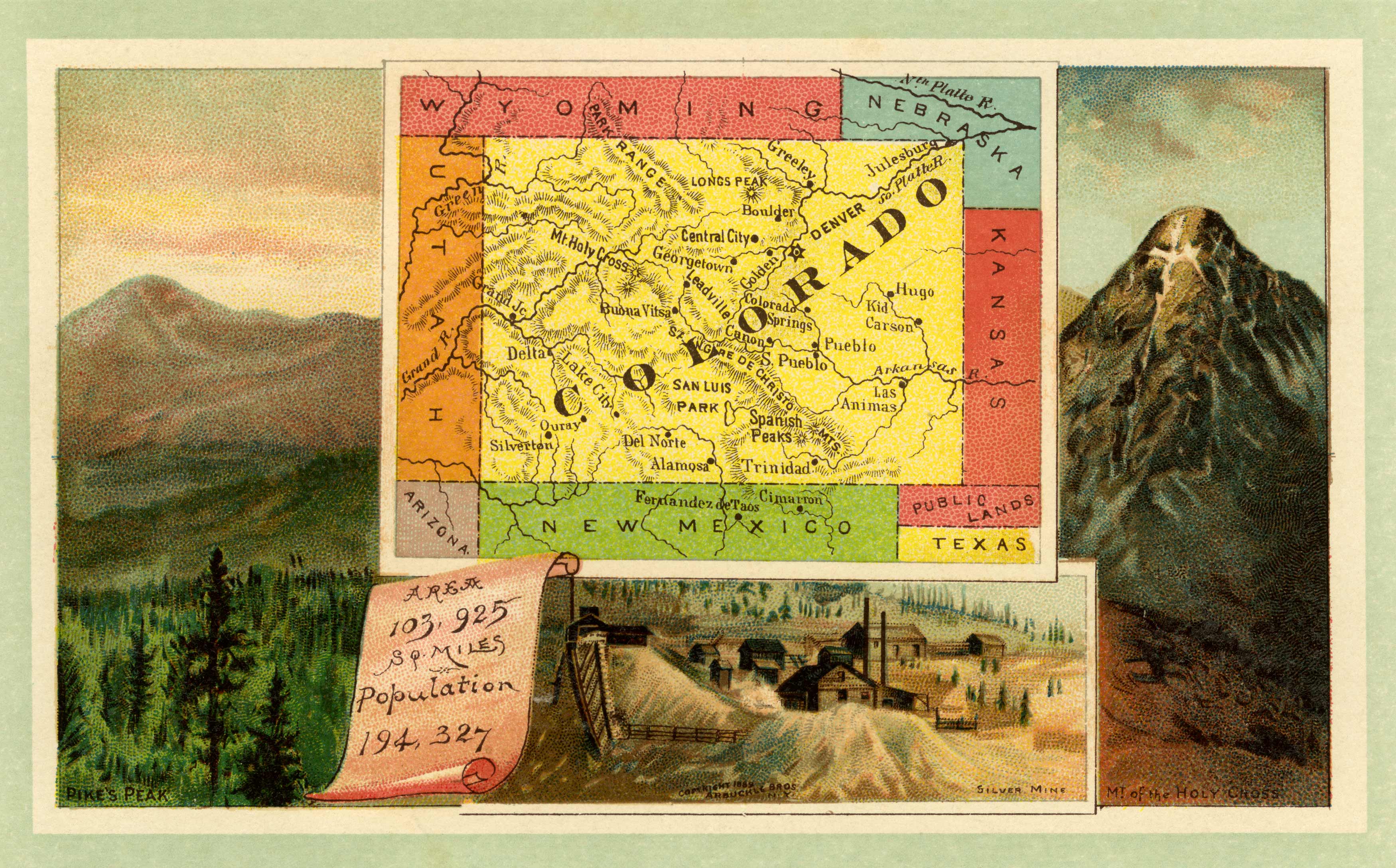 Arbuckles' Coffee Card of Colorado (Reproduction) Arbuckles' Coffee Card of Colorado (Reproduction)