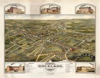 Bird's-Eye View of the Town of Rockland