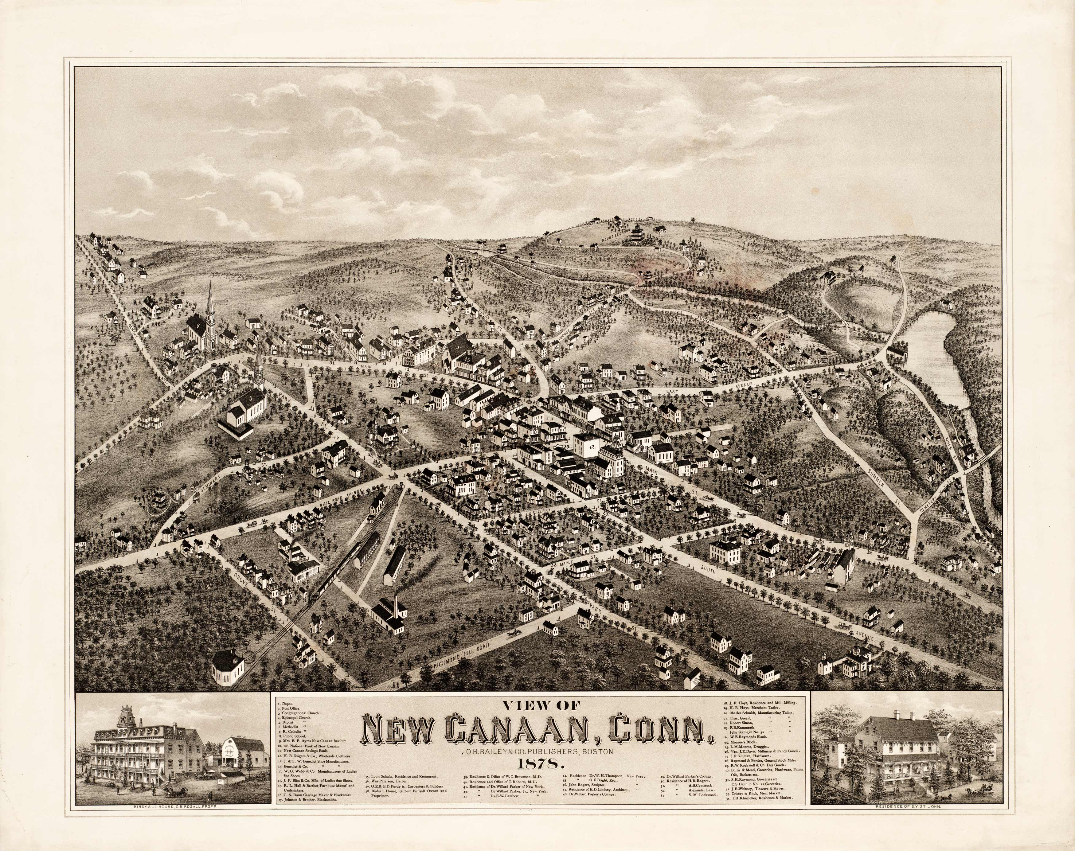 View of New Canaan