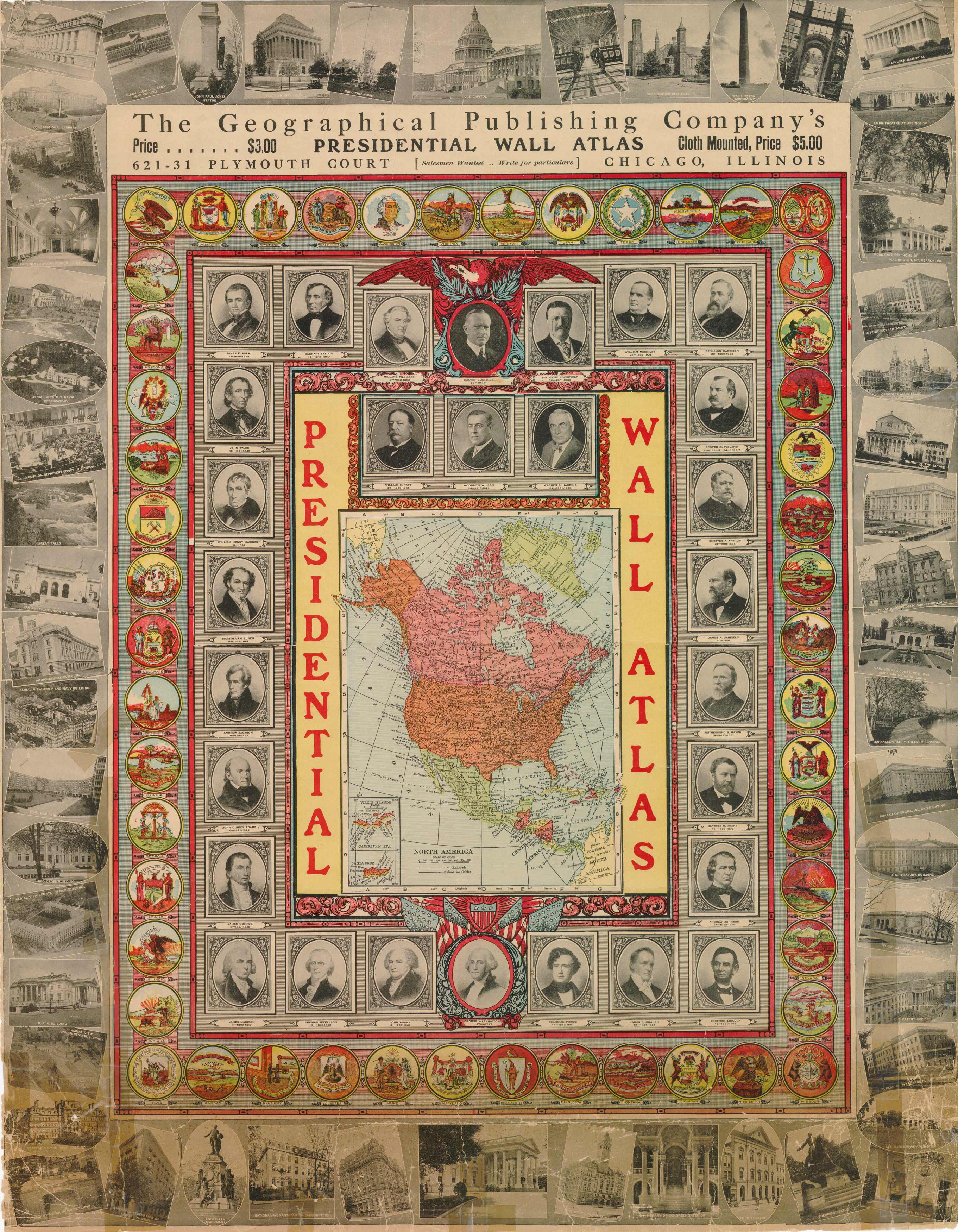 Presidental Wall Atlas