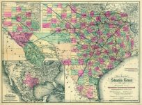 Neue Karte De Staates Texas