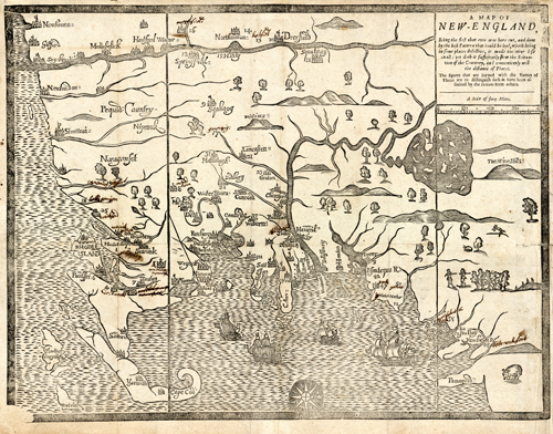 A Map of New England A Map of New England