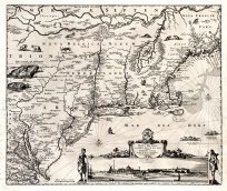 Novi Belgii Novï¿½que Angliï¿½ nec non partis Virginiï¿½ tabula