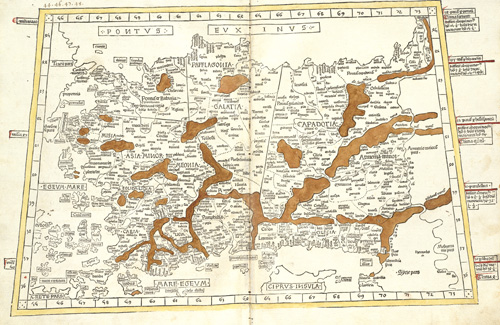 Asie maioris tabule decem quarum prima : prima Asie tabula