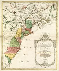 Carte nouvelle de l'Amï¿½rique Angloise