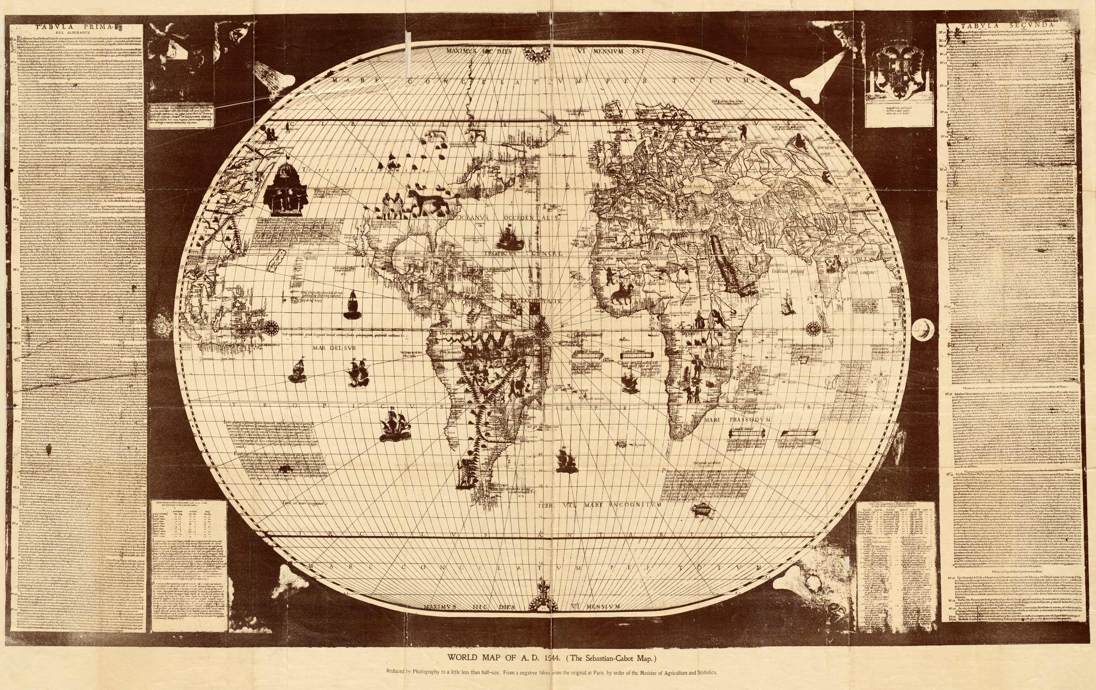 World Map of A.D. 1544