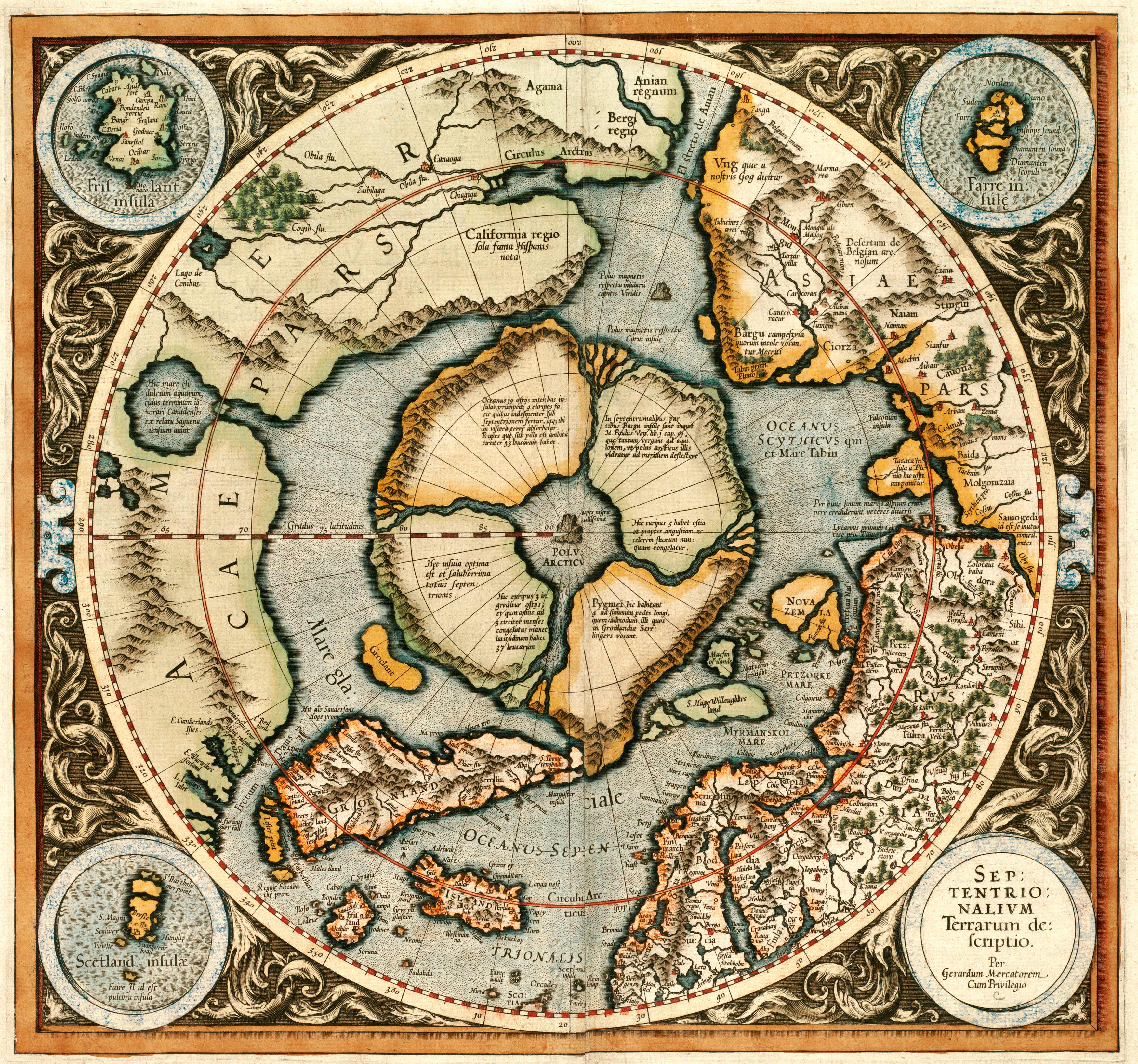Septentrionalium terrarum descriptio (Arctic Regions)