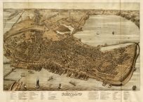 Bird's Eye View of the City of Portland