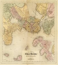 New & Complete Map of the City of Boston with part of Charlestown