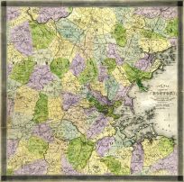 New map of the vicinity of Boston