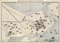 Bartlett's illustrated map of Boston
