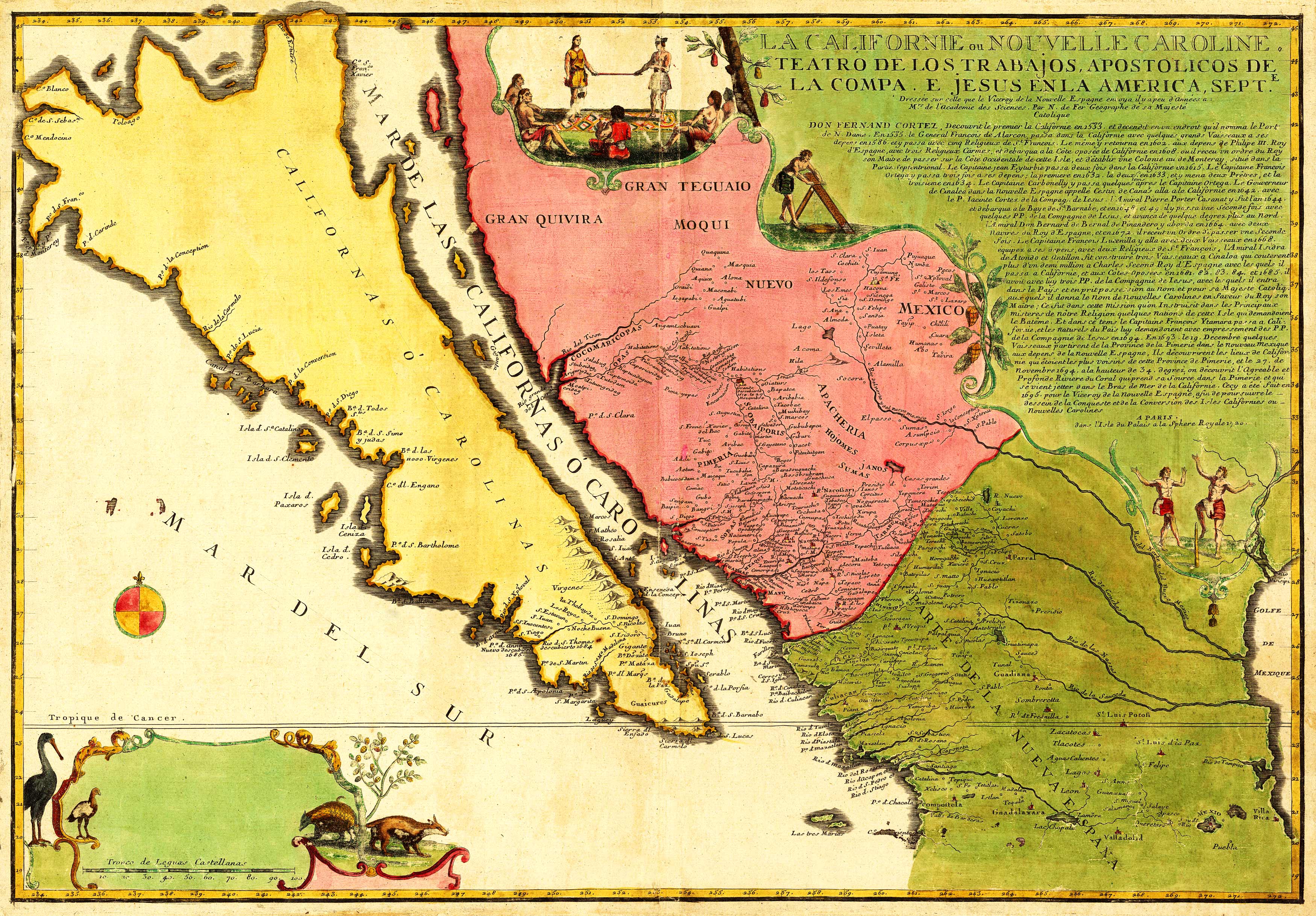La Californie ou Nouvelle Caroline