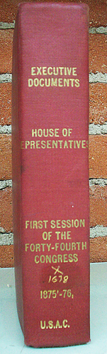 Index to The Executive Documents of the House of Representatives of the United States 1875-76