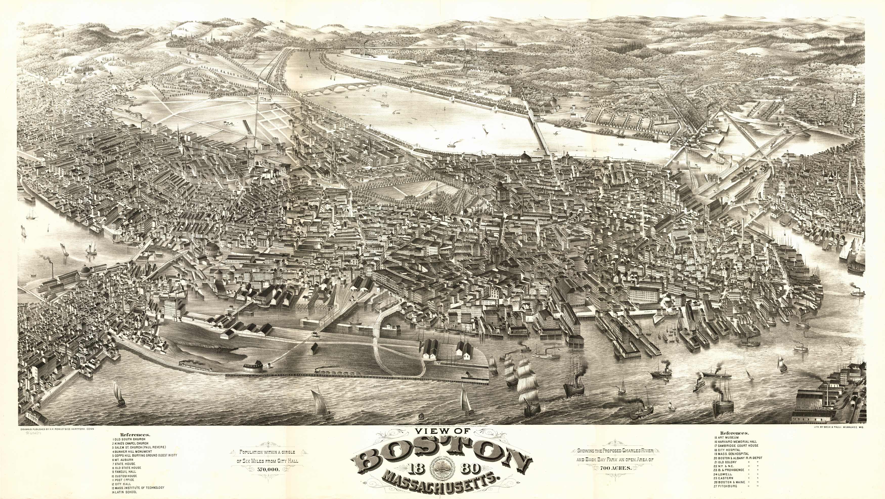 Boston Massachusetts: 1880 Boston Massachusetts: 1880