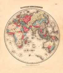 Old World map by Joseph Colton