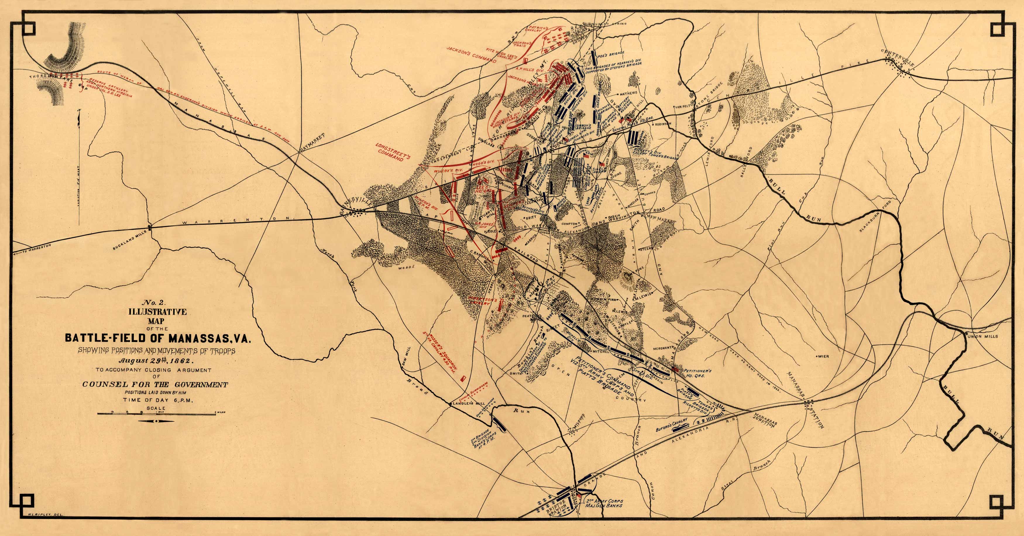 No. 2 Illustrative Map of the Battle-Field of Manassas No. 2 Illustrative Map of the Battle-Field of Manassas
