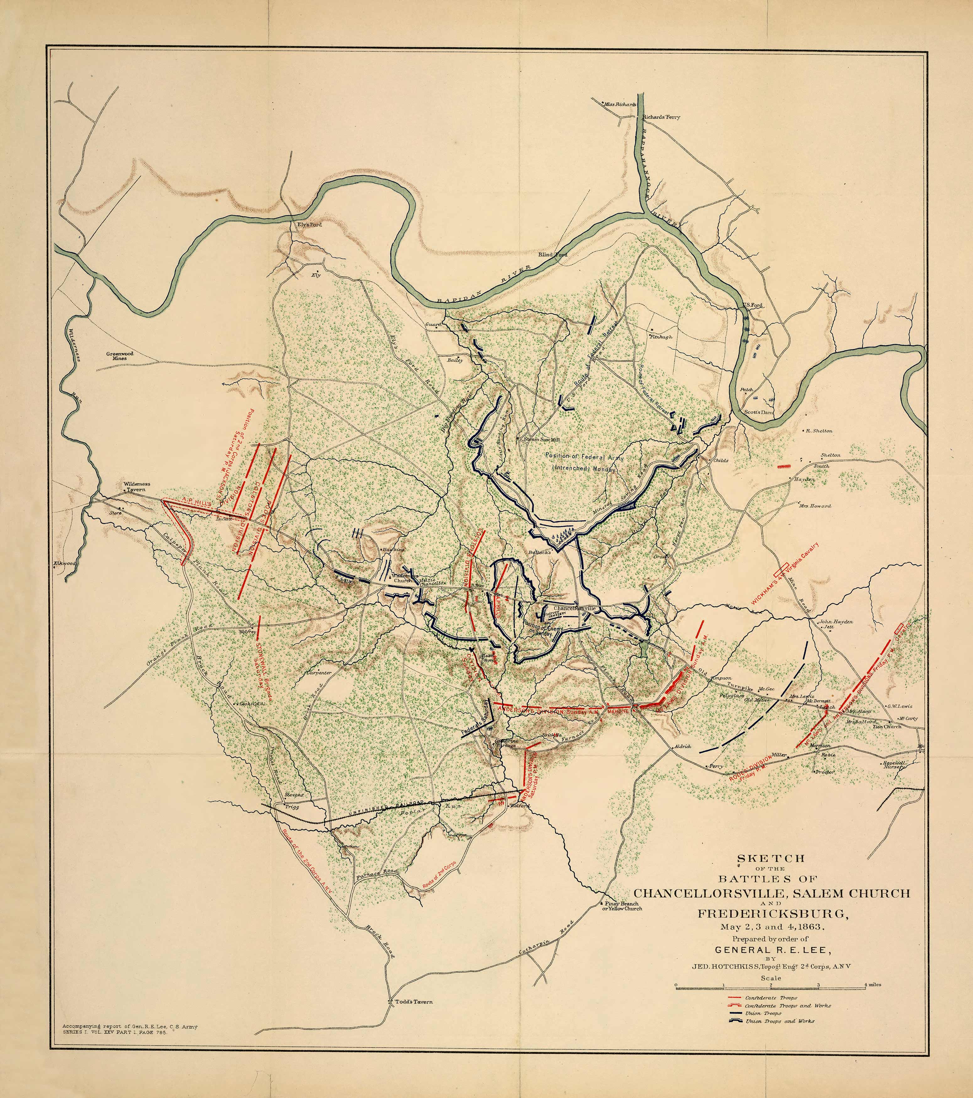Sketch of the Battles of Chancellorsville Sketch of the Battles of Chancellorsville