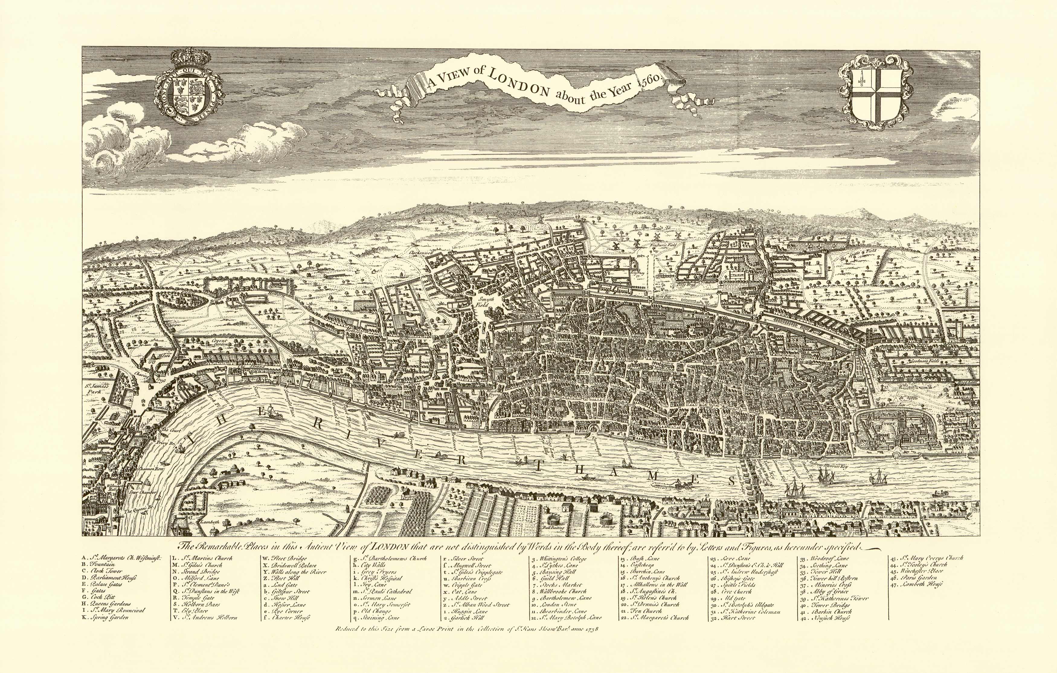 A View of London: 1560