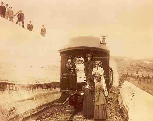 Snow Cut on the Denver / Boulder & Western Railroad
