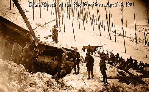 Train Wreck at the Big Five Mine