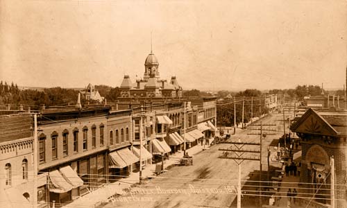 1200 BLOCK PEARL STREET LOOKING EAST
