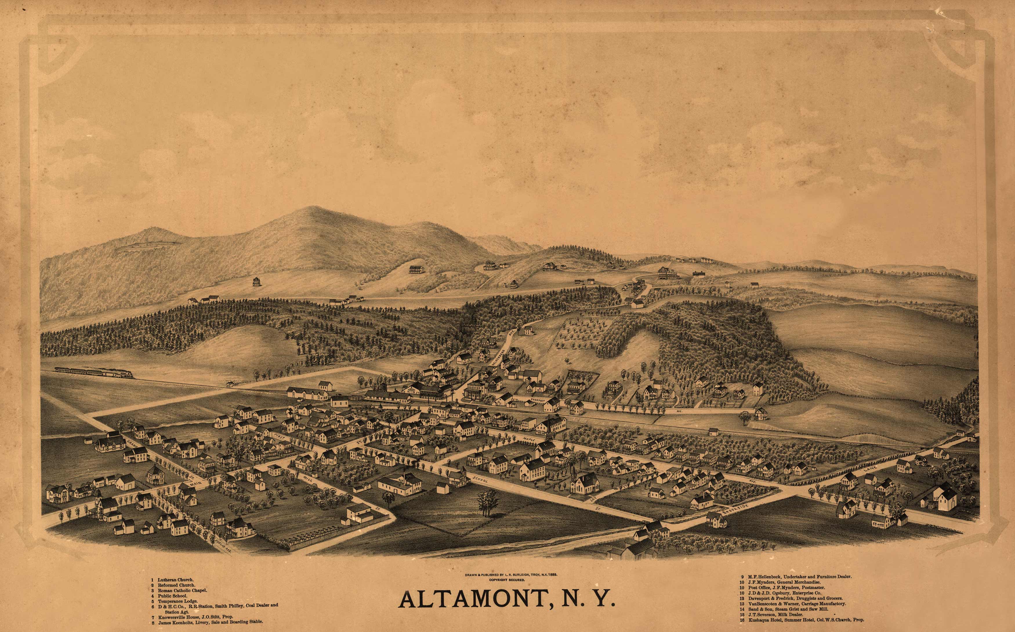 Bird's-eye View of Altamont Bird's-eye View of Altamont