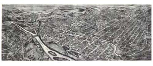 Bird's-eye View of Allentown