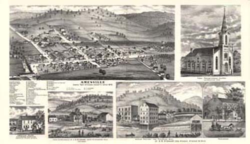 Bird's-eye View of Amesville Bird's-eye View of Amesville