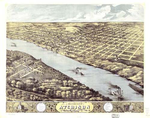 Bird's-eye View of Atchison