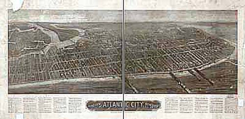Bird's-eye View of Atlantic City Bird's-eye View of Atlantic City