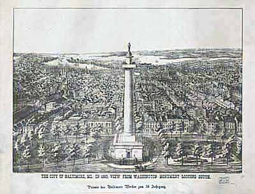 Bird's-eye View of Baltimore City Bird's-eye View of Baltimore City