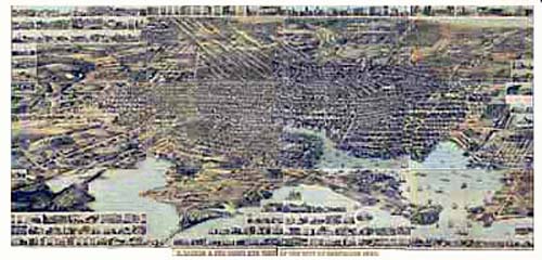 Bird's-eye View of Baltimore