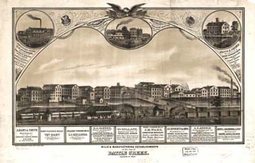 Bird's-eye View of Battle Creek