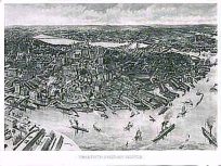 Bird's-eye View of Boston