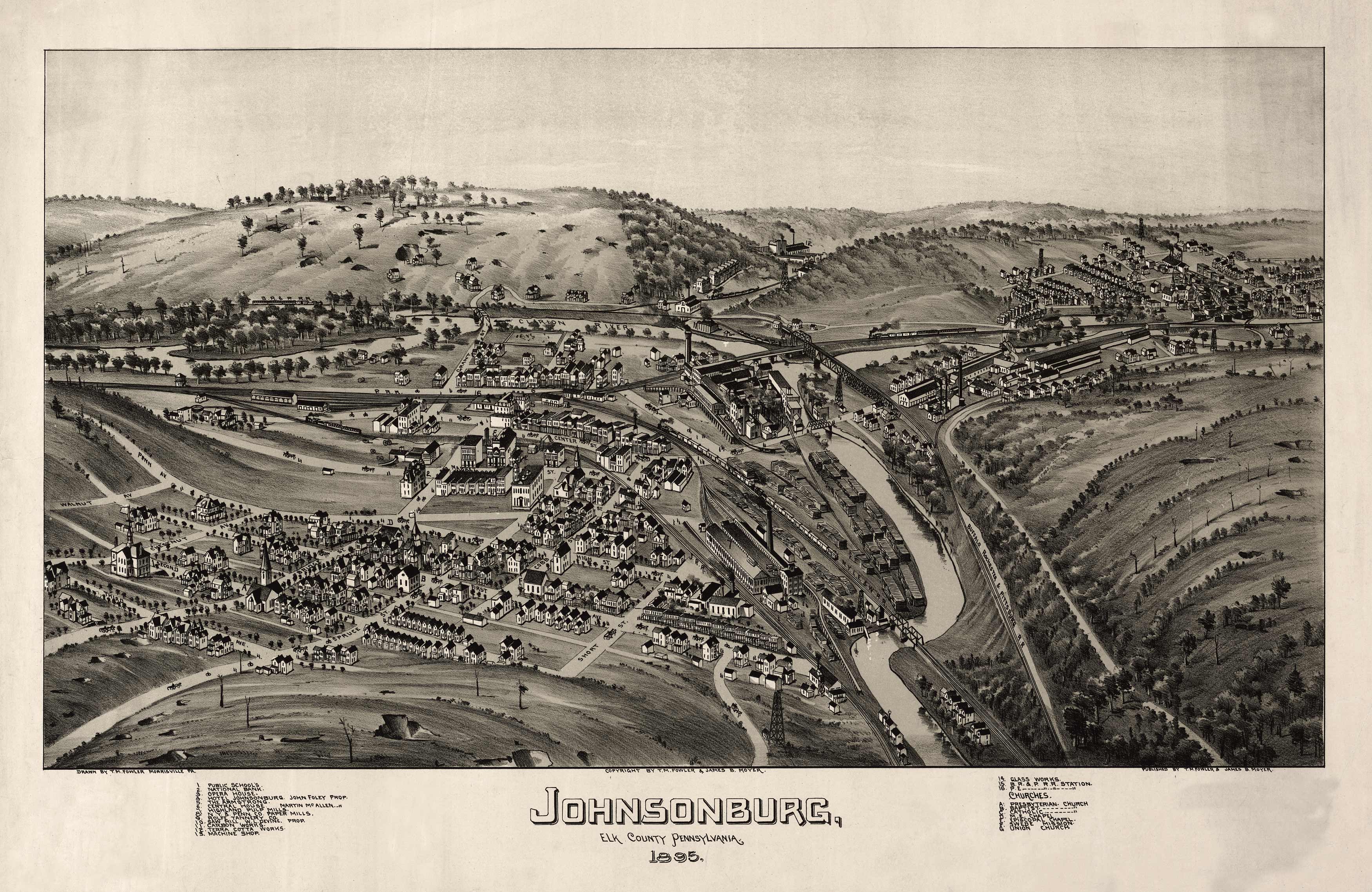 Bird's-eye View of Johnsonburg