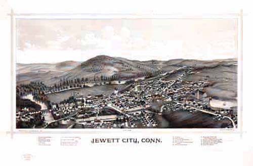 Bird's-eye View of Jewett City Bird's-eye View of Jewett City