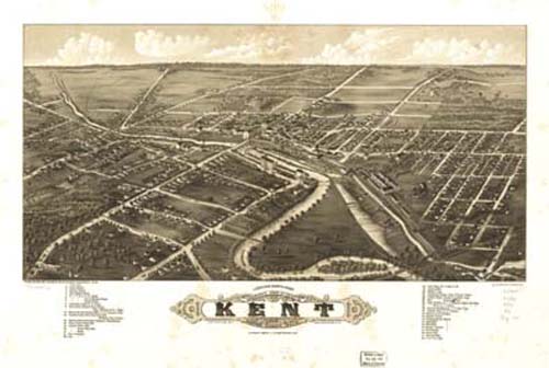 Bird's-eye View of Kent