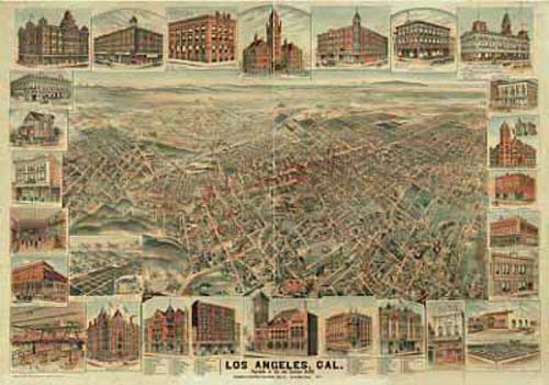 Bird's-eye View of Los Angeles Bird's-eye View of Los Angeles