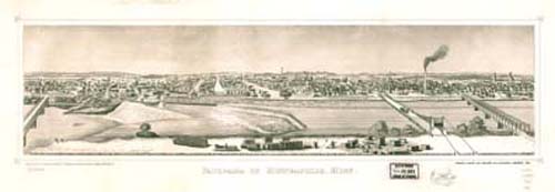 Bird's-eye View of Minneapolis