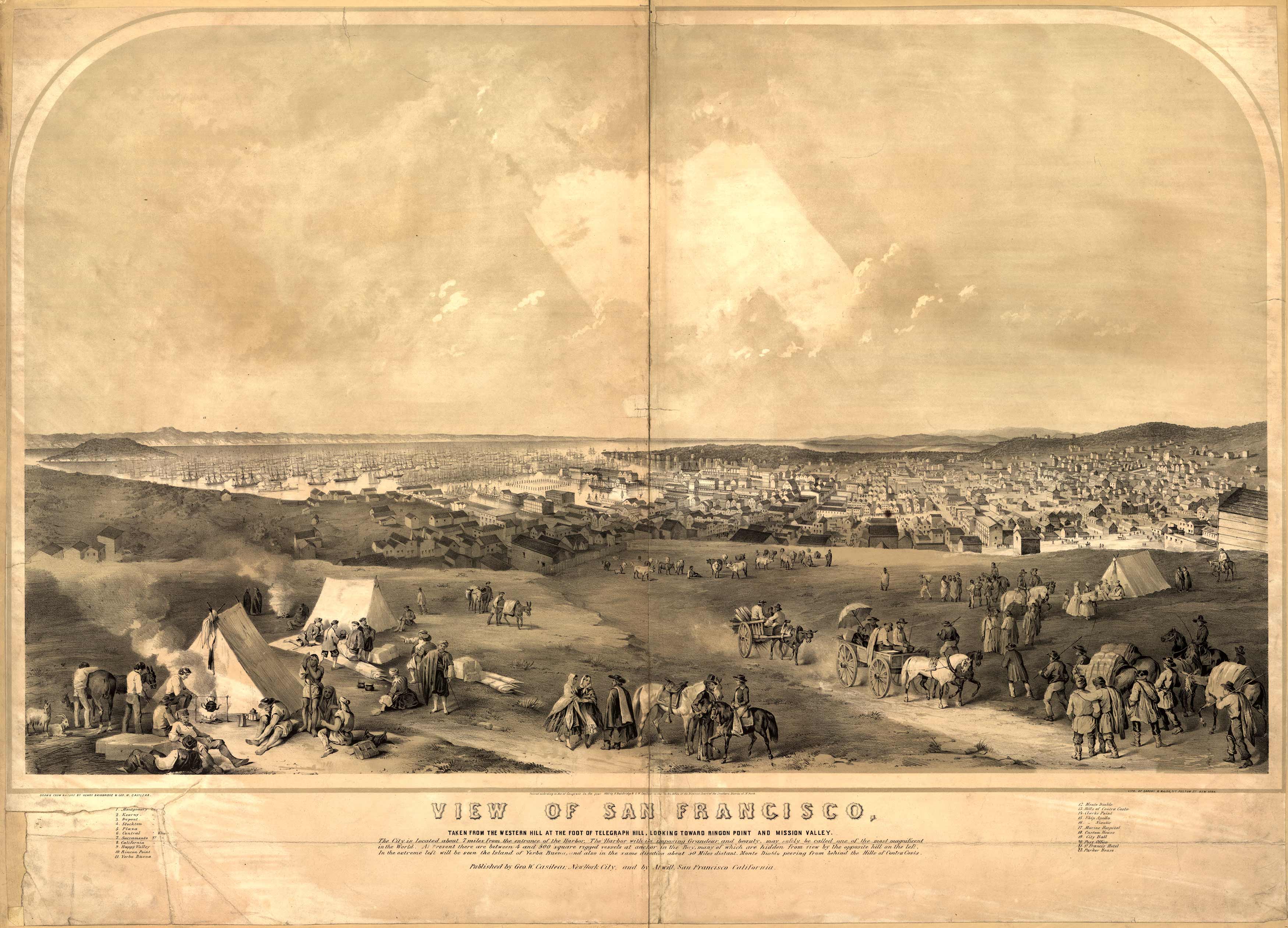 Bird's-eye View of San Francisco