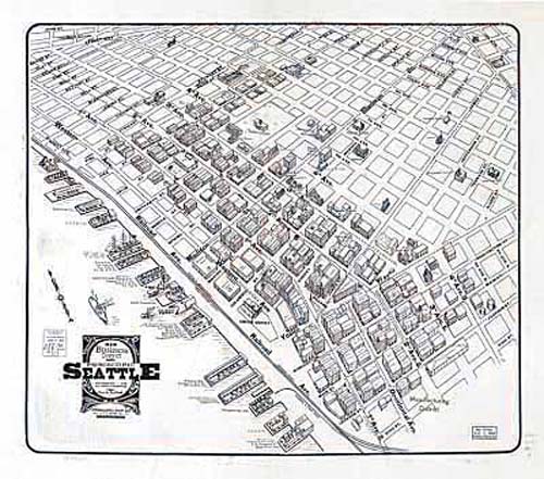 Bird's-eye View of Seattle